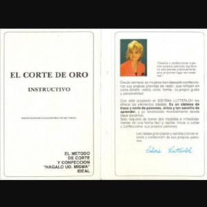 Libro De Costura El Corte De Oro