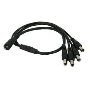 Cable Splitter De 1 A 4 Para Fuente De Poder Cámara Cctv