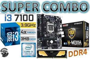 Combo Tarjeta Madre/procesador Core Igb Ddr4 *tienda