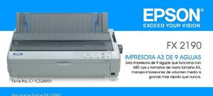 Impresora Matriz De Punto Epson Fx- Original Epson