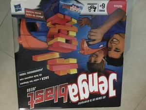 Juegos De Mesa Jenga Blast, Twister Y Escalofrio