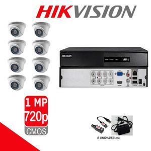 Kit Hikvision 8 Camaras Domo Hd 720p Tienda Fisica Ccs