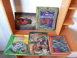 Libros Variados De Animales Dinosaurios Tiburones Arañas