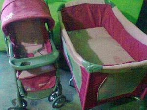 Coche Y Corral De Niña Marca Master Kids