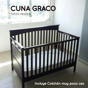 Cuna Graco + Colchon (casi Nueva)