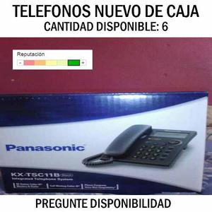 Telefonos Alambrico Panasonic Kx-tsc11b Nuevos De Caja