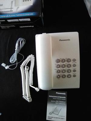 Teléfono Panasonic Kx-ts500 Blanco Alambrico