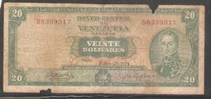 20 Bolivares  B7 (filaven)