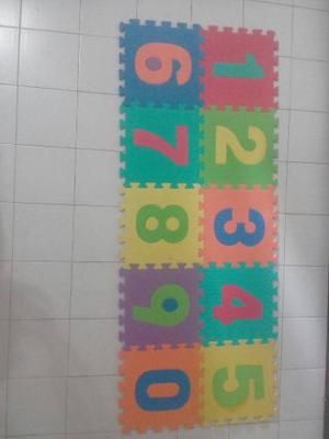 Alfombra Foami De Numeros Para Niños