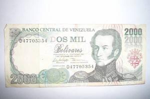 Billete  Bs De 