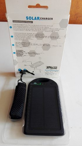 Cargador D Teléfono Solar Charger Con  Mah Power Bank,