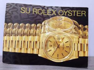 Libro Especificaciones Reloj Rolex Hecho En Suiza
