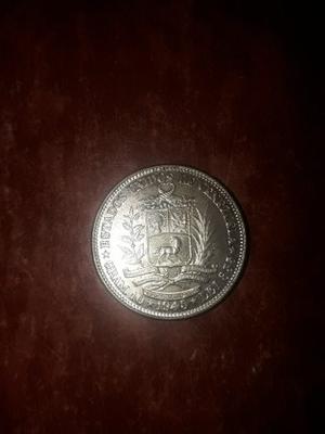 Moneda De Plata Lei 835 De 2 Bolivares De 
