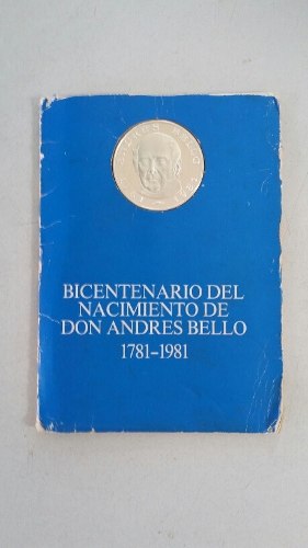 Moneda Plata Bicentenario Del Nacimiento Don Andres Bello