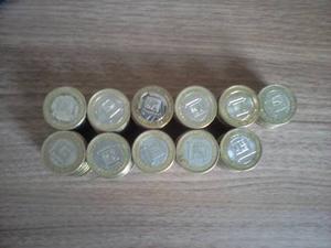Monedas De Borde Dorado De 1 Bolivar 