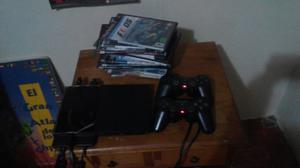 Playstation 2 Con 2 Controles Y Juegos