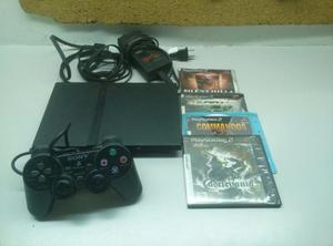 Ps2 Playstation 2 Negro Chipeado