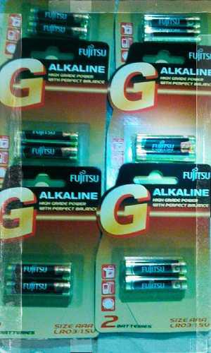 Baterías Fujitsu Alcalinas De Alto Rendimiento.