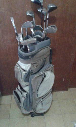Kit De Golf (palos, Pelotas, Estuche Y Carrito)