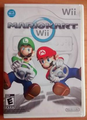 Mario Kart Wii Juego Original + 2 Volantes Como Nuevos