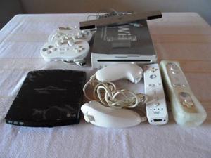 Nintendo Wii Chipeado, Unidad De Cd, Cables Y Juegos