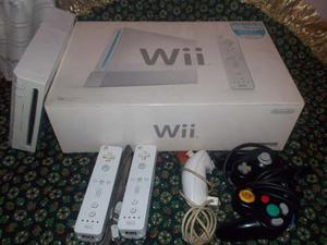 Nintendo Wii Chipeado+20juegos+2 Controles+control Game Cube