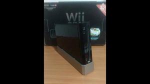 Nintendo Wii Negro En Perfectas Condiciones