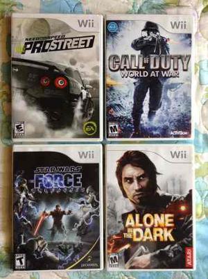 Pack Juegos De Wii Originales X4. Nuevos. Envio Gratis