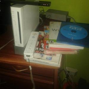Wii Original+ 1control+ 4juegos+ Tabla Wii Fiit-