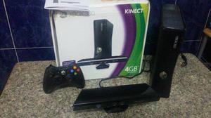 Xbox 360 Slim +kinet + Disco Duro Chispeado