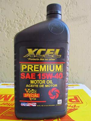 Aceite 15w 40 Mineral Marca Xcel Sellado Importado