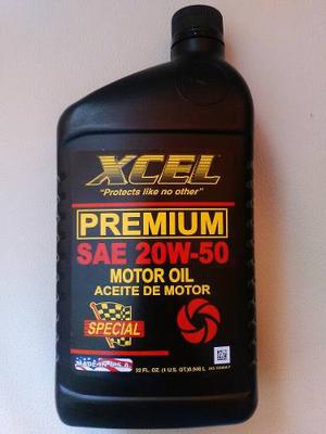 Aceite De Motor Mineral Xcel 20w50 Importado U.s.a.