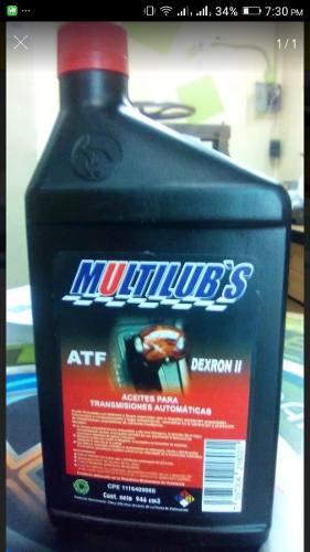 Aceite Hidraulico Atf Dexron Ii Multilubs