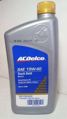 Aceite Mineral 15w-40 Acdelco