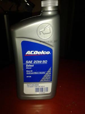 Aceite Mineral 20w50 Marca Acdelco
