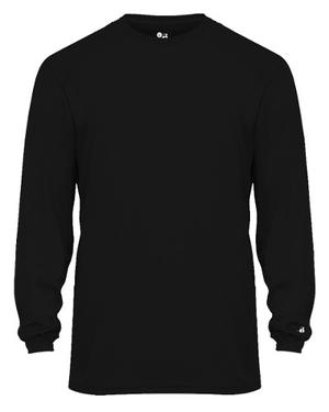 B-core L/s Camiseta Juvenil Youth Badger Sport Xs Negro Badg