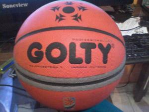 Balón Golty Basket Original Cuero Profesional Lpb #7