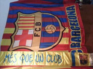 Bandera Y Bufanda Del Barcelona Fútbol Club