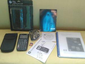 Calculadora Hp 50g, Estuche, Cable Usb, Sd 2gb, Manuales