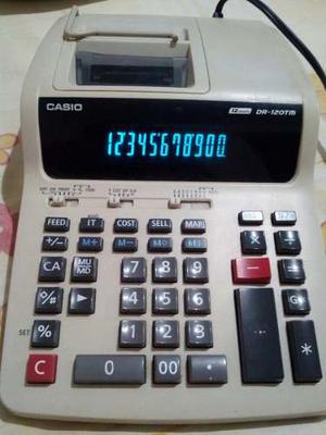 Calculadora Sumadora Casio Dr 120tm. Original