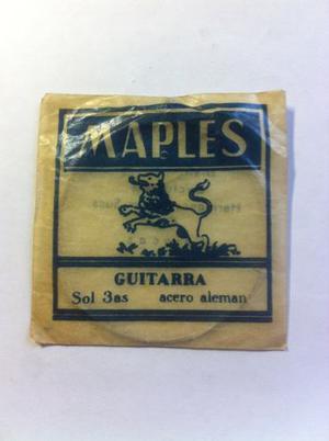 Cuerda Para Guitarras Sol-3as Acero Aleman Maples