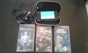 Psp Sony Original En Perfecto Estado Con 4 Juegos Y Estuche