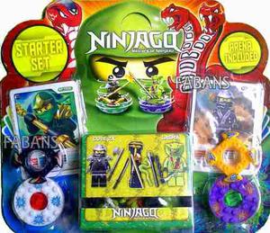 Juguetes Ninjago Set 2 Muñecos Figuras + Accesorios Niño
