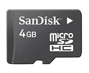 Memoria Microsd 4gb, Micro Sd R4, Mp3, Celulares. Sandisk