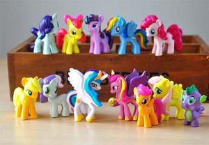Set De 12 Ponny My Little Pony Coleccion
