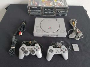 Sony Playstation 1 (ps1) 2 Controles + Memory Card