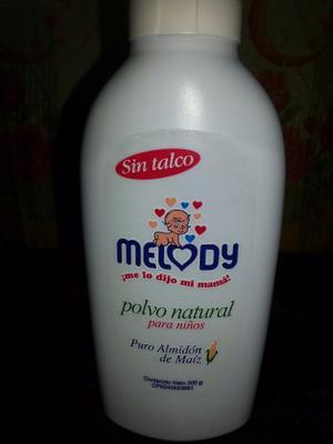 Talco Melody Para Niños Blanco200mlnuevos Originales