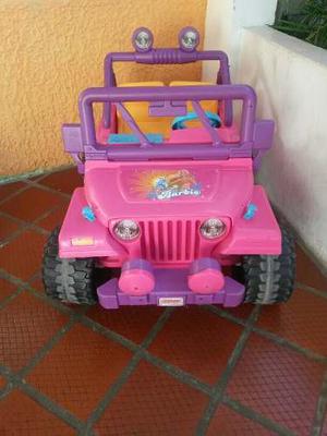 Vendo Jeep Barbi Para Niñas....
