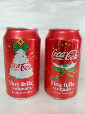 Coca Cola - Set De 2 Latas Navidad  De Coleccion