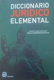 Diccionario Jurídico Elemental Guillermo Cabanellas Pdf